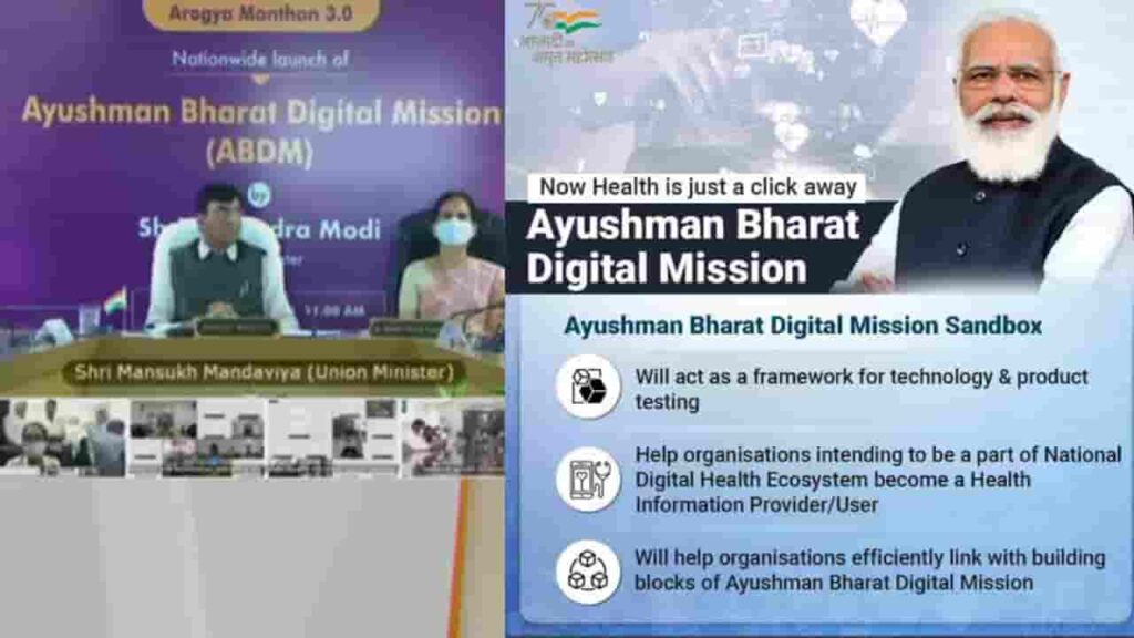 ayushman bharat digital mission registration form online apply health id benefits abdm